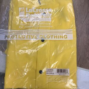 LaCrosse PROTECTIVE CLOTHING 2X-Large ,35 Yellow PVC Poly Rain Jacket 1100-8002